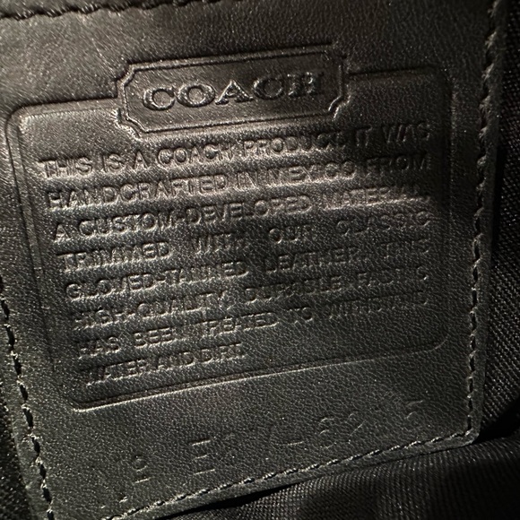 Coach Black Backpack - Picture 7 of 12